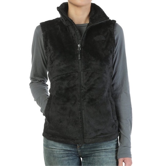 The North Face Faux Fur Hooded Vest Zip Up Jacket - Picture 1 of 5